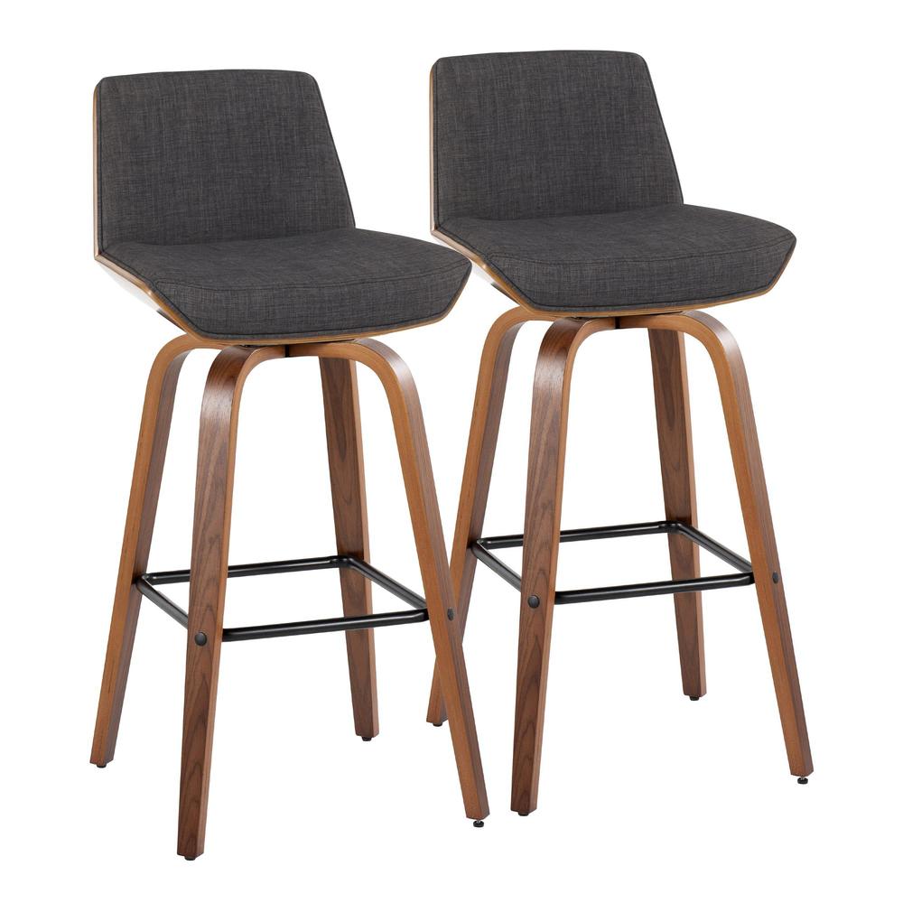Multi Corazza 30" Fixed-Height Barstool - Set of 2