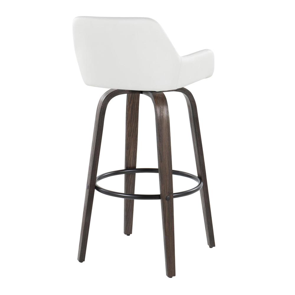 Brown Daniella 30" Fixed-Height Barstool - Set of 2