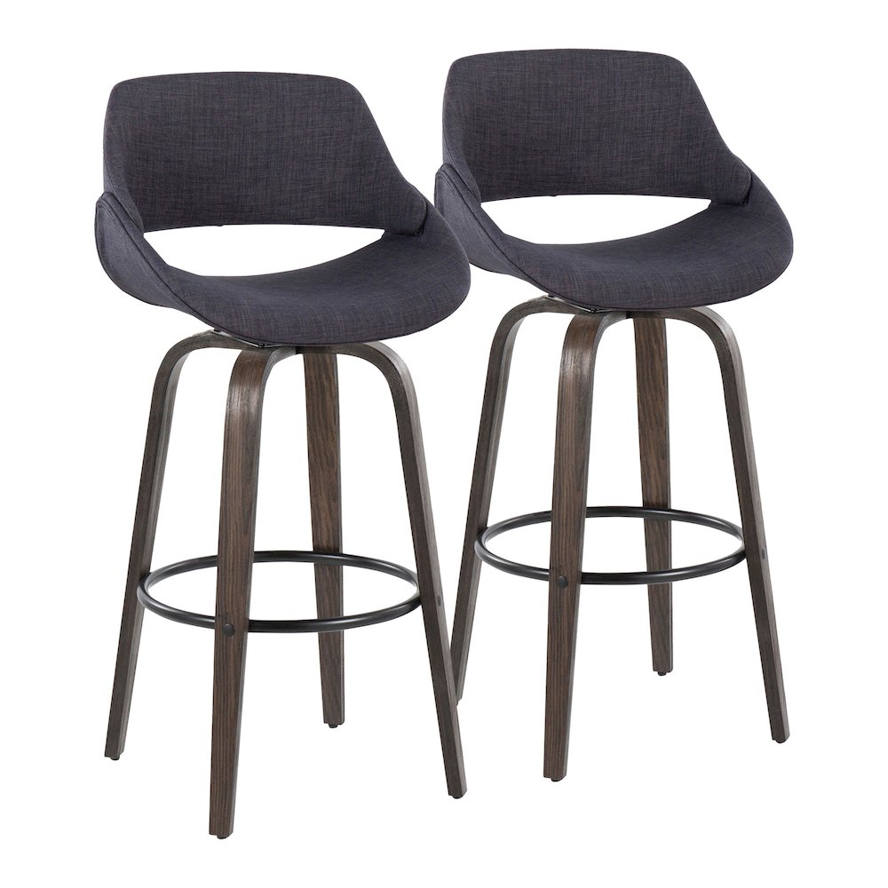 Fabrico 30" Fixed-Height Barstool - Set of 2