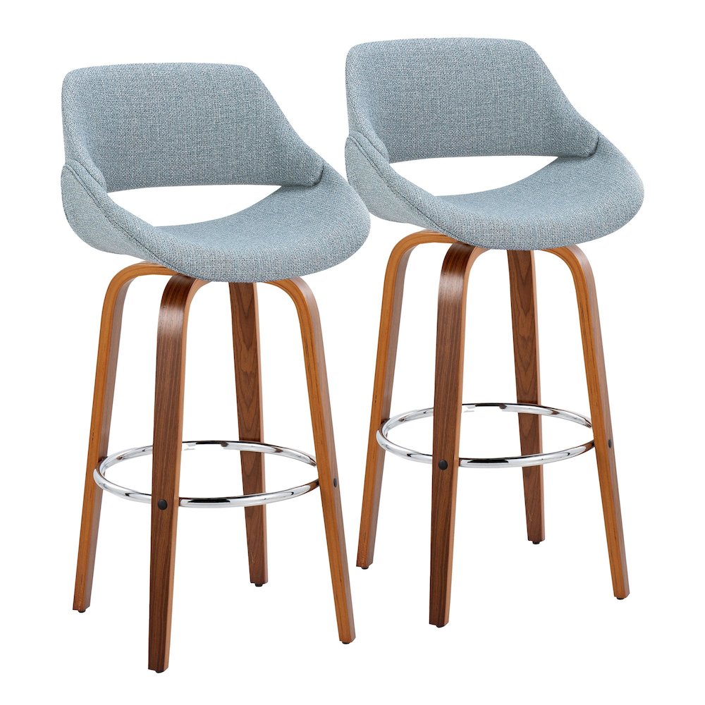 Fabrico 30" Fixed-Height Barstool - Set of 2