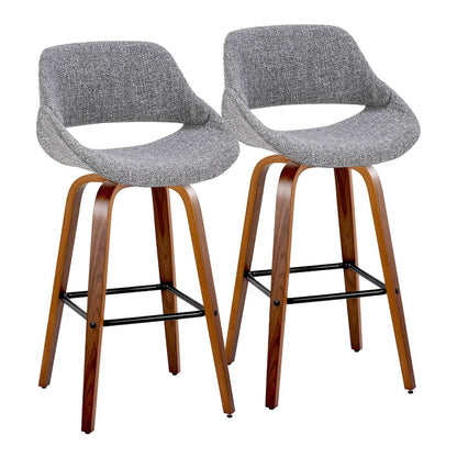 Fabrico 30" Fixed-Height Barstool - Set of 2