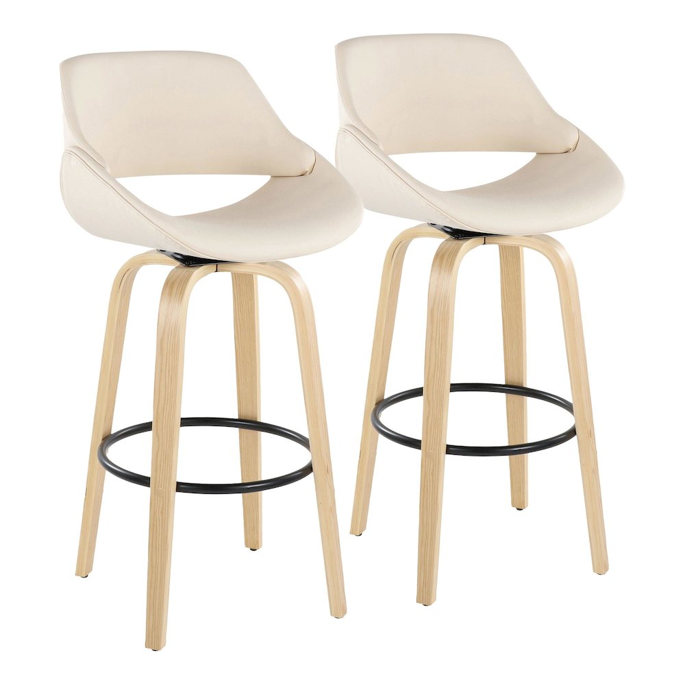 Fabrico 30" Fixed-Height Barstool - Set of 2