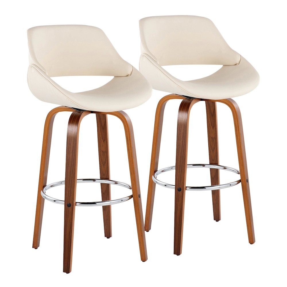 Fabrico 30" Fixed-Height Barstool - Set of 2