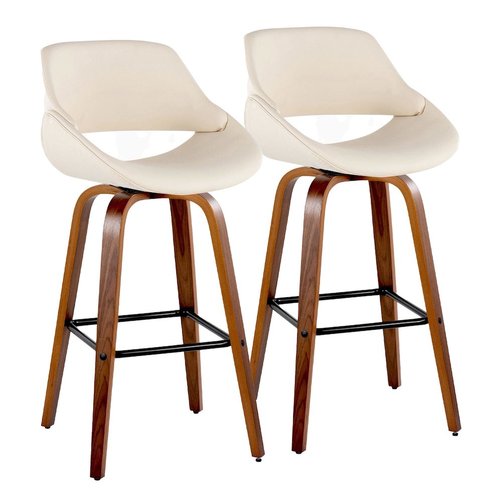 Fabrico 30" Fixed-Height Barstool - Set of 2