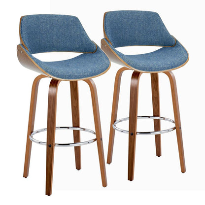 Multi Fabrizzi 30" Fixed-Height Barstool - Set of 2