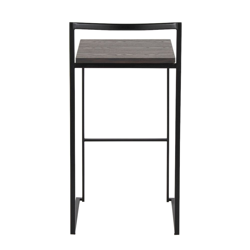 Fuji Stacker 30" Fixed-Height Barstool - Set of 2