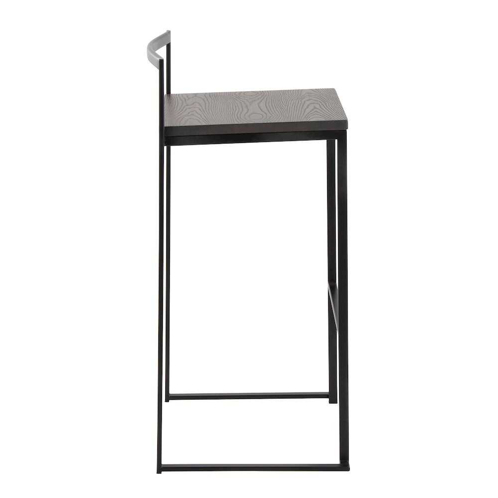 Fuji Stacker 30" Fixed-Height Barstool - Set of 2