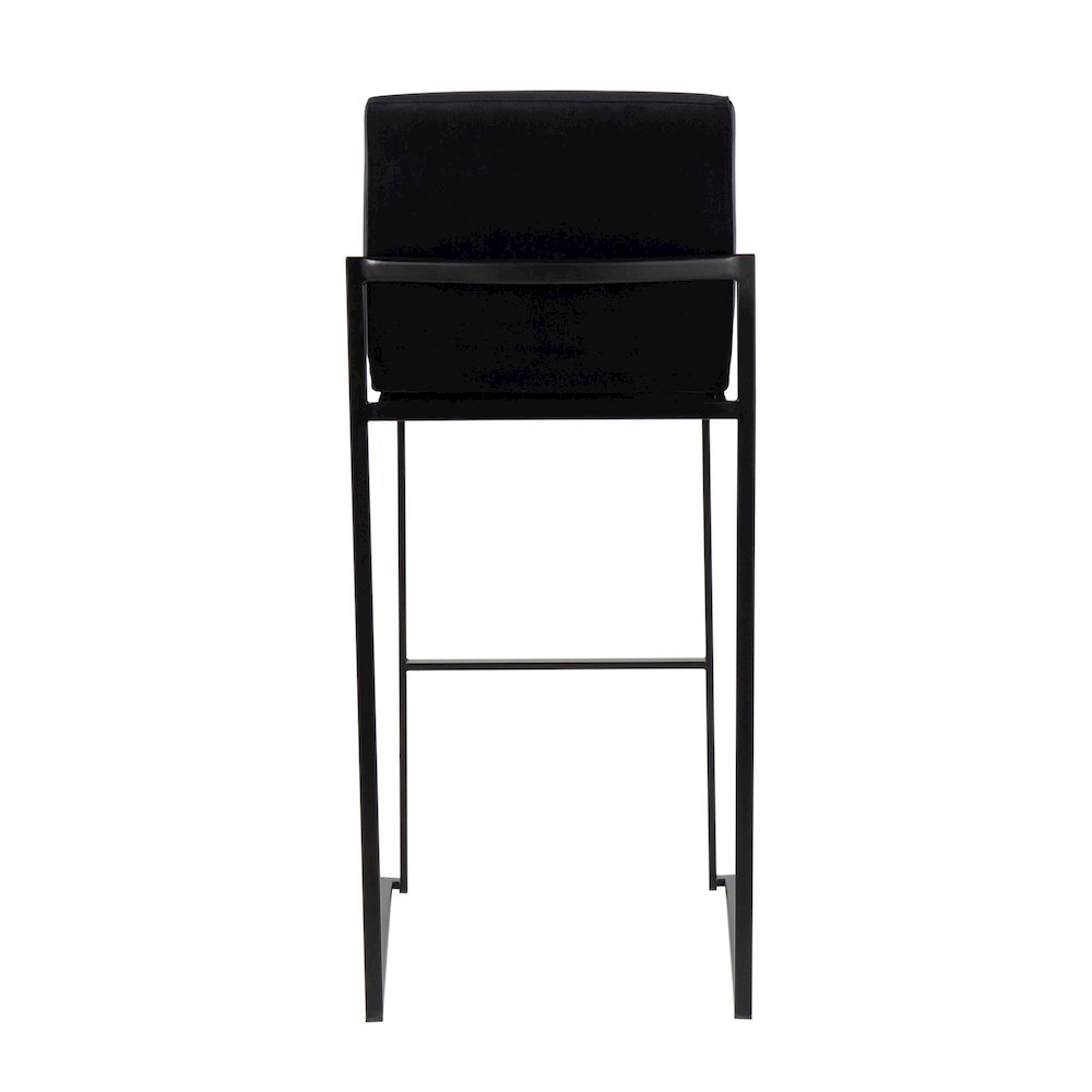 Fuji High Back 30" Fixed-Height Barstool - Set of 3