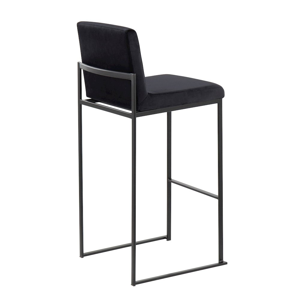 Fuji High Back 30" Fixed-Height Barstool - Set of 3