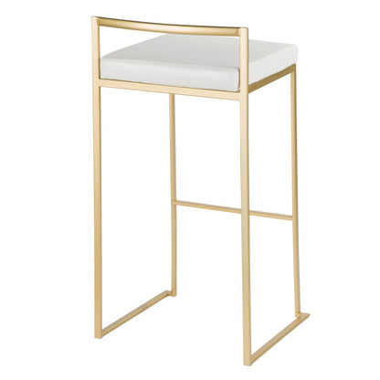Fuji Stacker 30" Fixed-Height Barstool - Set of 3