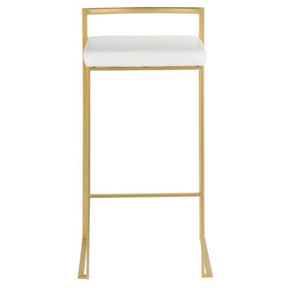 Fuji Stacker 30" Fixed-Height Barstool - Set of 3