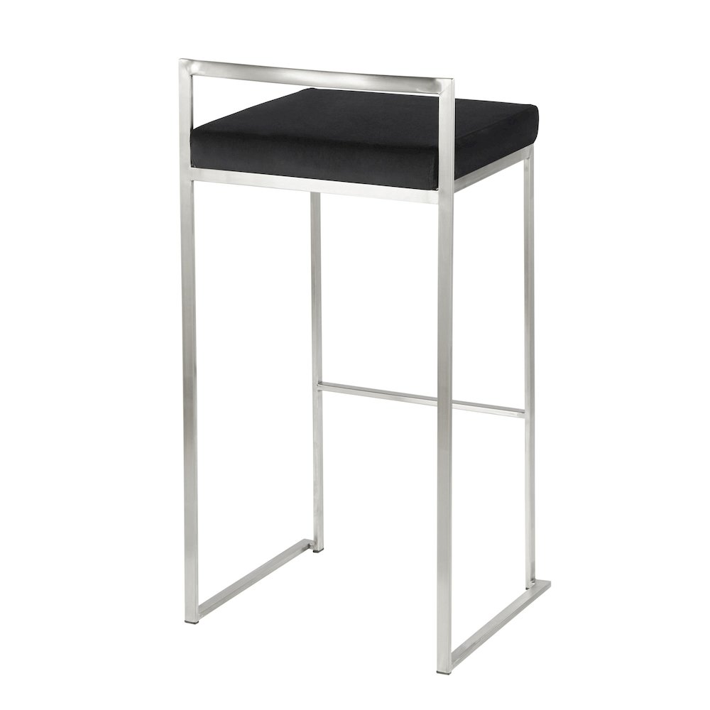 Fuji Stacker 30" Fixed-Height Barstool - Set of 3
