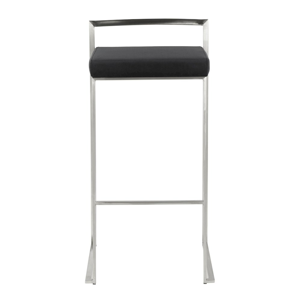 Fuji Stacker 30" Fixed-Height Barstool - Set of 3