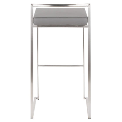 Fuji Stacker 30" Fixed-Height Barstool - Set of 3