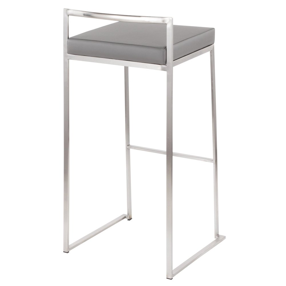 Fuji Stacker 30" Fixed-Height Barstool - Set of 3