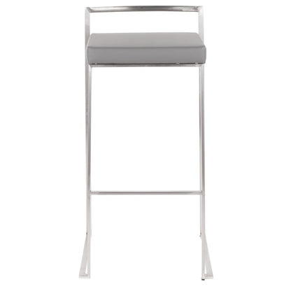 Fuji Stacker 30" Fixed-Height Barstool - Set of 3