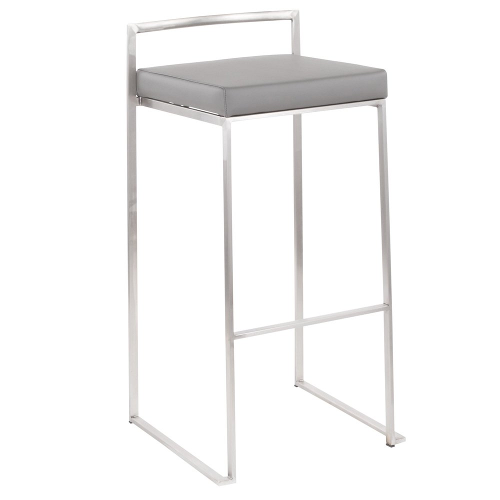 Fuji Stacker 30" Fixed-Height Barstool - Set of 3