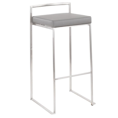 Fuji Stacker 30" Fixed-Height Barstool - Set of 3