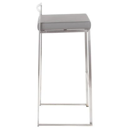 Fuji Stacker 30" Fixed-Height Barstool - Set of 3
