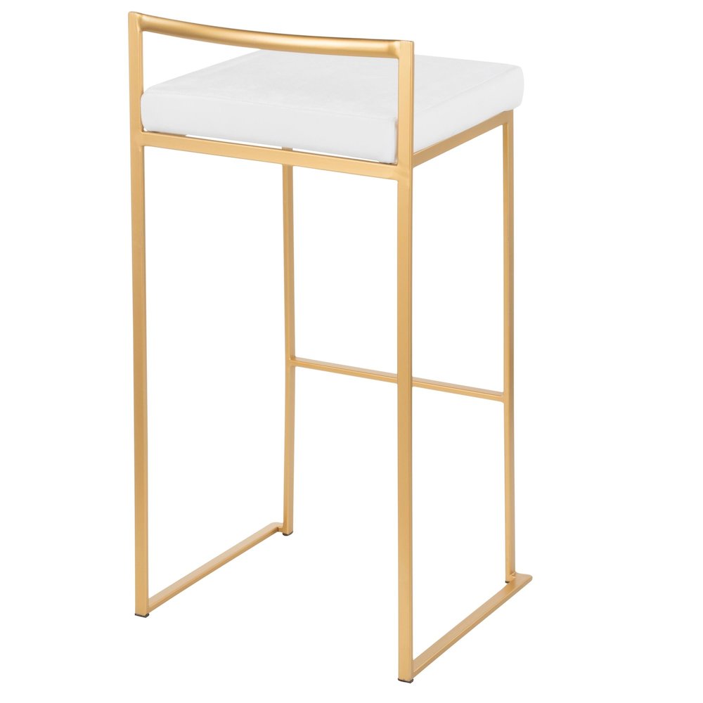 Fuji Stacker 30" Fixed-Height Barstool - Set of 3