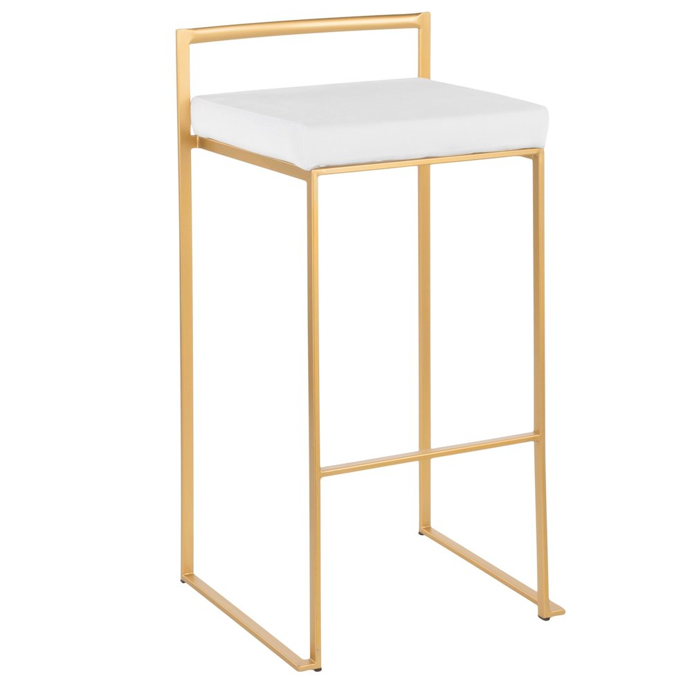 Fuji Stacker 30" Fixed-Height Barstool - Set of 3