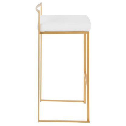 Fuji Stacker 30" Fixed-Height Barstool - Set of 3