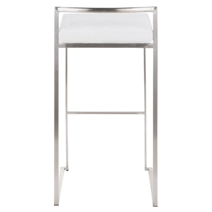 Fuji Stacker 30" Fixed-Height Barstool - Set of 3