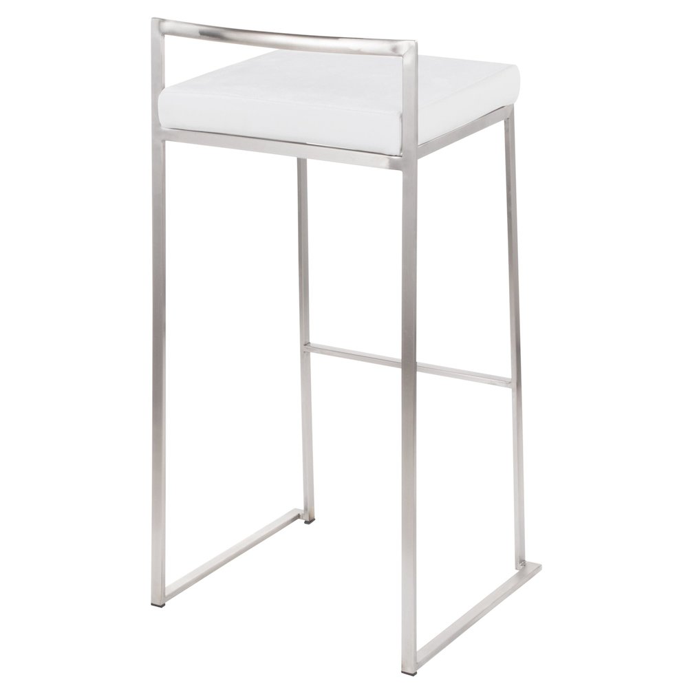 Fuji Stacker 30" Fixed-Height Barstool - Set of 3