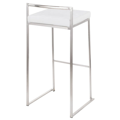 Fuji Stacker 30" Fixed-Height Barstool - Set of 3