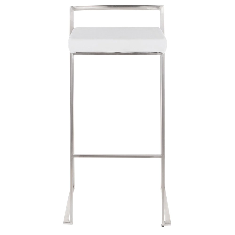 Fuji Stacker 30" Fixed-Height Barstool - Set of 3