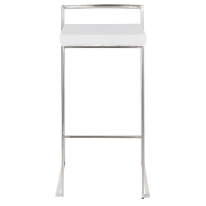 Fuji Stacker 30" Fixed-Height Barstool - Set of 3