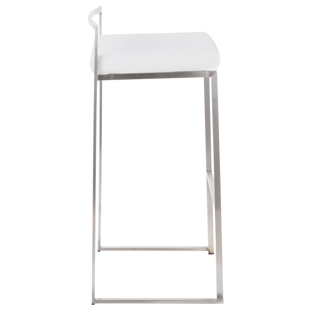 Fuji Stacker 30" Fixed-Height Barstool - Set of 3