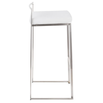 Fuji Stacker 30" Fixed-Height Barstool - Set of 3