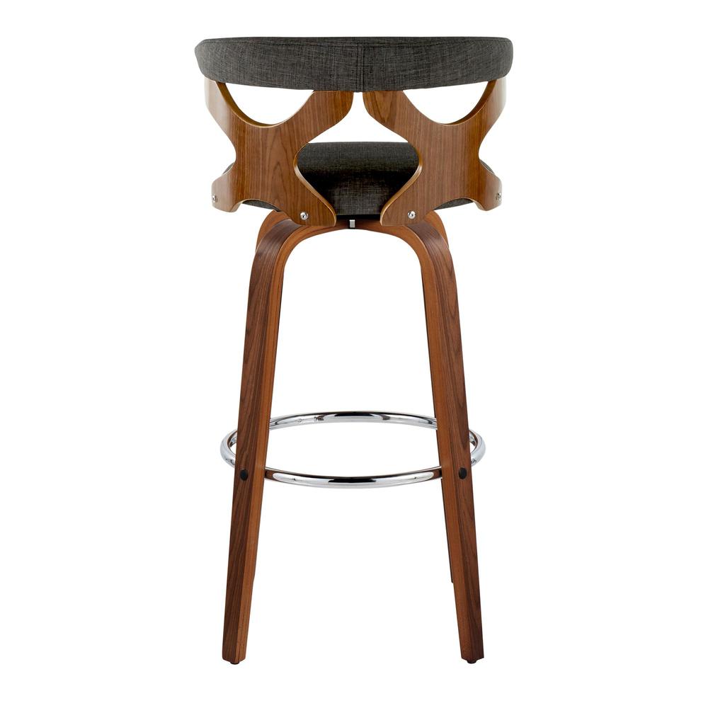 Grey Gardenia 30" Fixed-Height Barstool - Set of 2