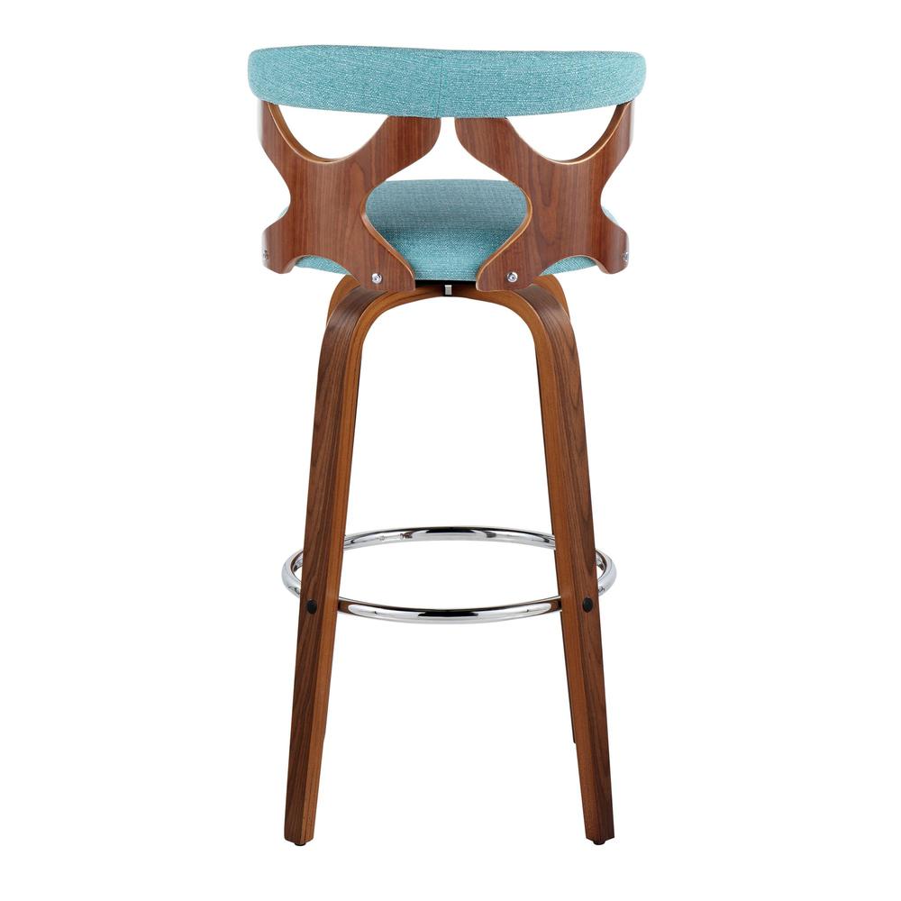 Silver Gardenia 30" Fixed-Height Barstool - Set of 2