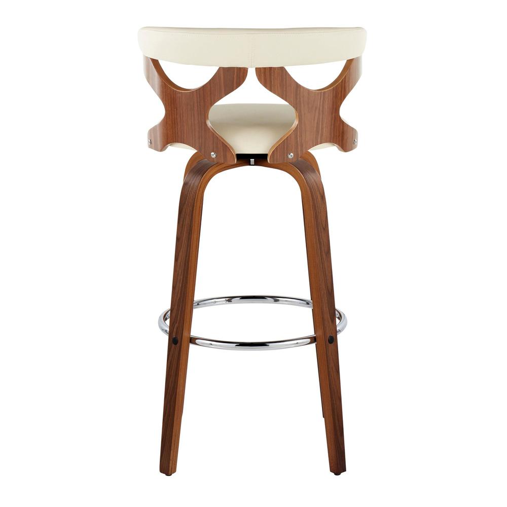 Brown Gardenia 30" Fixed-Height Barstool - Set of 2