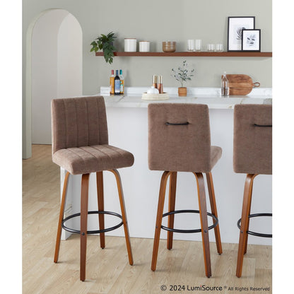 Hank 30" Fixed-Height Barstool - Set of  2