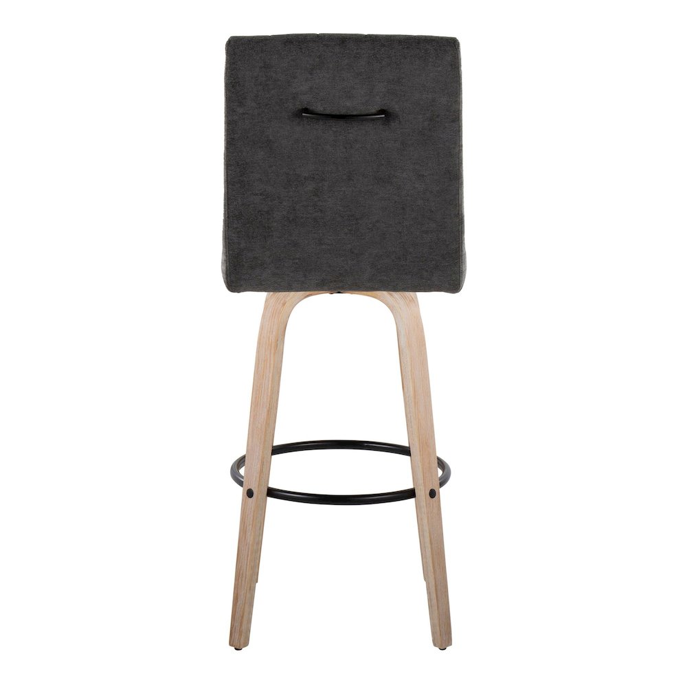 Hank 30" Fixed-Height Barstool - Set of  2