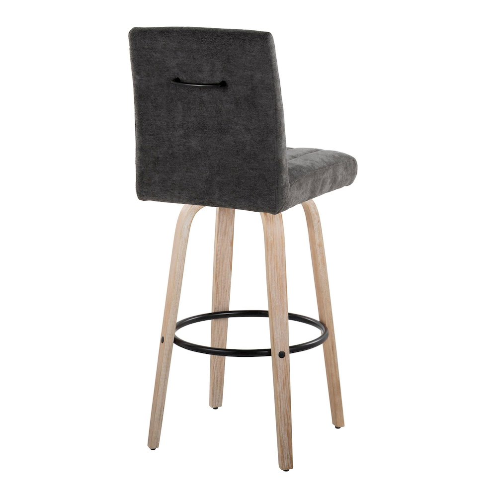 Hank 30" Fixed-Height Barstool - Set of  2