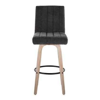 Hank 30" Fixed-Height Barstool - Set of  2