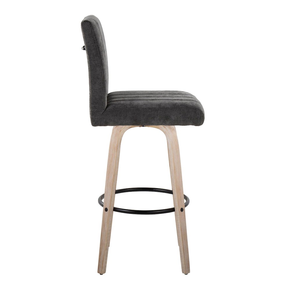 Hank 30" Fixed-Height Barstool - Set of  2