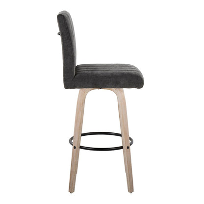 Hank 30" Fixed-Height Barstool - Set of  2