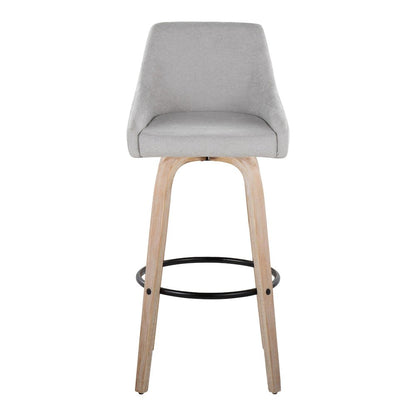 Hannah 30" Fixed-Height Barstool - Set of 2