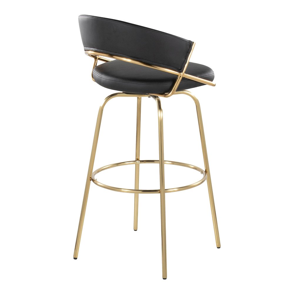 Jie 30" Fixed-Height Barstool - Set of 2