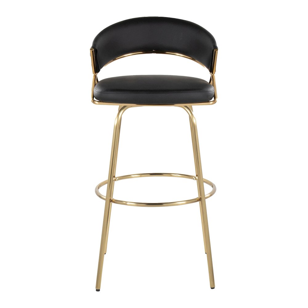 Jie 30" Fixed-Height Barstool - Set of 2