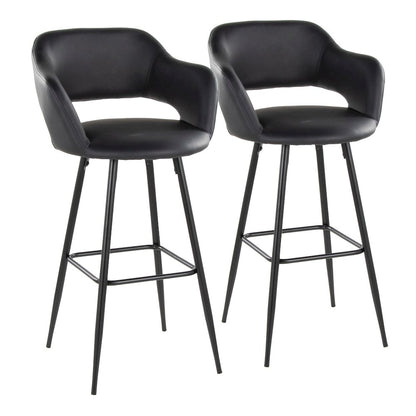 Margarite 30" Fixed-Height Barstool - Set of 2