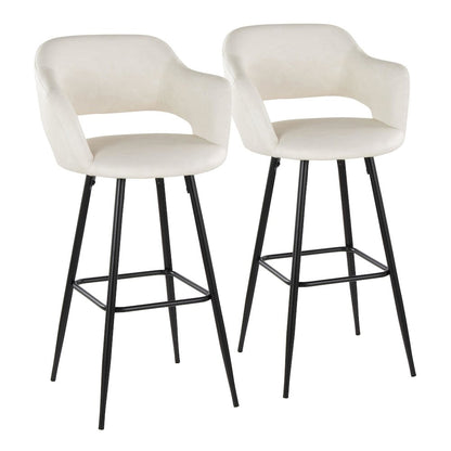 Margarite 30" Fixed-Height Barstool - Set of 2