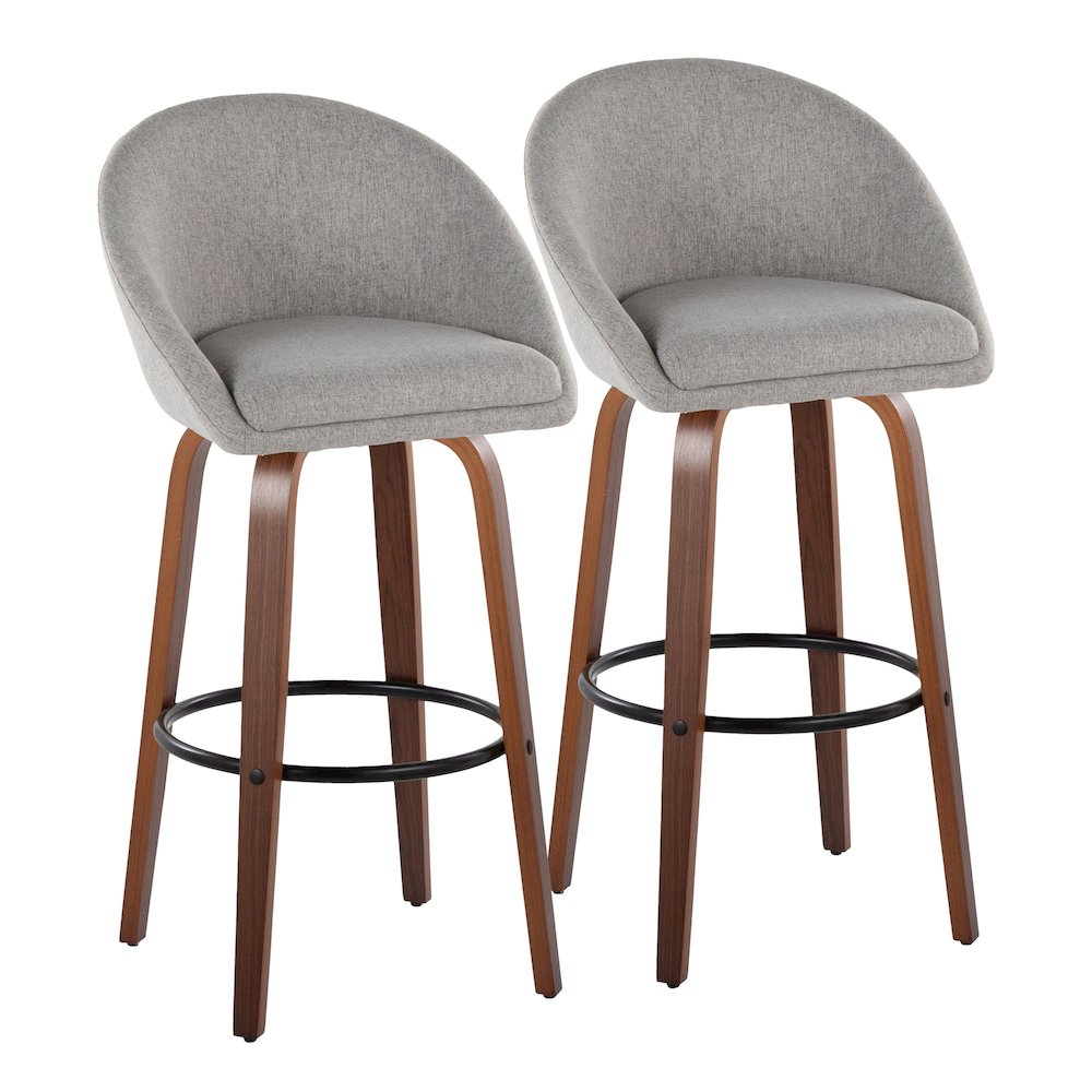 Matisse Highback 30" Fixed-Height Barstool - Set of 2