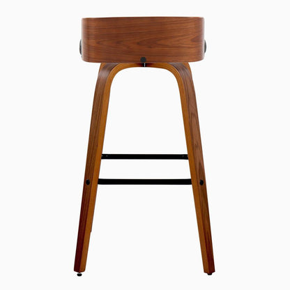 Grey Maya 30" Fixed-Height Barstool - Set of 2