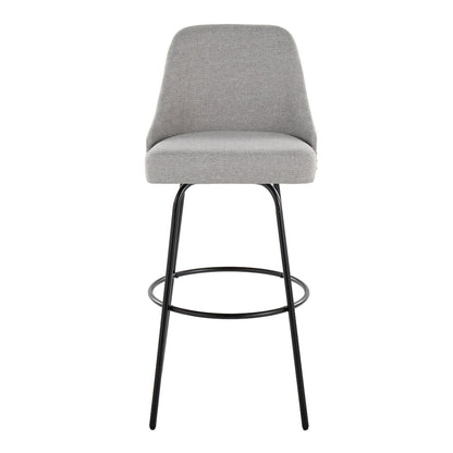Studded Marcel 30" Fixed-Height Barstool - Set of  2